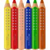 imageFaberCastell Grippy 110635 Colouring Pencils Set 6 Colouring Pencils with Sharpener for Toddlers from 2 Years 3in1 Pencil SetSet of 6  sharpener