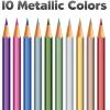imageFaberCastell Metallic EcoPencils School Pack  200 Bulk Colored Pencils for Kids Classroom Art Supplies BreakResistant Metallic Colored Pencils for School
