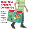 imageFaberCastell My World of Art Portfolio for Kids  8 Expandable Folder Pockets for Kids Artwork and Keepsakes