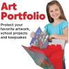imageFaberCastell My World of Art Portfolio for Kids  8 Expandable Folder Pockets for Kids Artwork and Keepsakes