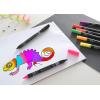 imageFaberCastell Neon DoubleEnded Felt Tip Pens  Set of 10