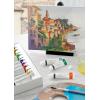 imageFaberCastell Oil Paint Set 12 Liquid Oil Paint Tubes 20ml Oil Painting Supplies for Beginner and Hobby Artists