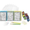imageFaberCastell Paint by Number Seahorse and Friends Deluxe Kit  6 Watercolor Paints  3 Watercolor Canvases