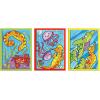 imageFaberCastell Paint by Number Seahorse and Friends Deluxe Kit  6 Watercolor Paints  3 Watercolor Canvases
