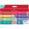 imageFaberCastell Pastel Highlighter Set  8 Chisel Tip Highlighter Pens in Assorted Pastel Colors Multi FC154609
