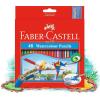 imageFaberCastell Watercolour pencils Watercolour Pencils Assorted Pack of 48 plus brush ampamp sharpener 16114468