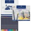 imageGoldfaber Colour Pencil in Metal Tin Pack of 241 Count Pack of 1