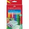 imageFaberCastell 110912 Jumbo Grip Colouring Pencils Set 12 Pieces Triangular Shatterproof for Children and AdultsBunt Sortiert Mit Spitzer