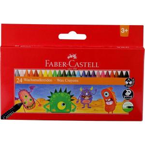 imageFaber Castell Wax Crayons  24 Shades