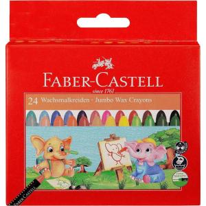 imageFaberCastell Faber Castell Jumbo Wax Crayons  24 Shades