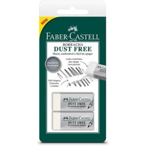 imageWhite Rubber FaberCastell Dust Free SM187137 2 Pcs