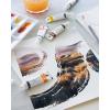 imageFaberCastell 379280 Acrylic Paint Set 18 Pieces with 12 Acrylic Paints Canvas 20 x 25 cm Mixing Palette and 4 BrushesWatercolour paints 12 pieces