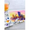 imageFaberCastell 379280 Acrylic Paint Set 18 Pieces with 12 Acrylic Paints Canvas 20 x 25 cm Mixing Palette and 4 BrushesWatercolour paints 12 pieces