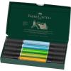 imageFaberCastell Pitt Artist Pen Dual Marker Animals Wallet of 5 Coloured Marker Pens Drawing Home Office Art Colouring