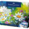 imageFaberCastell 379280 Acrylic Paint Set 18 Pieces with 12 Acrylic Paints Canvas 20 x 25 cm Mixing Palette and 4 BrushesAcrylic paints 18 pieces