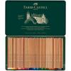 imageFaberCastel FC112124 Pitt Pastel Pencils in A Metal Tin 24 Pack Assorted36 Count Pack of 1