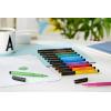 imageFaberCastell Art ampamp Graphic Pitt Artist Pen Brush India Ink Pen Basic Tones Set Of 12 For Art Craft Drawing Sketching Home School University ColouringBlack