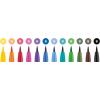 imageFaberCastell Art ampamp Graphic Pitt Artist Pen Brush India Ink Pen Basic Tones Set Of 12 For Art Craft Drawing Sketching Home School University ColouringBlack