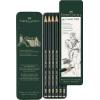 imageFaberCastell Polychromos 36 Pencil Studio SetCastell 9000 Pencils Set of 36 Colors with 6 Hardness Design Can