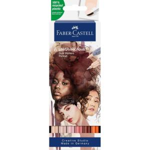 imageFaberCastell Creative Studio Goldfaber Aqua Dual Marker Portrait Wallet Of 1 For Art Craft Drawing Sketching Home School University ColouringMulti