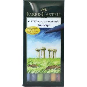 imageFaberCastell Pitt Artist Brush Pen Sets Landscape