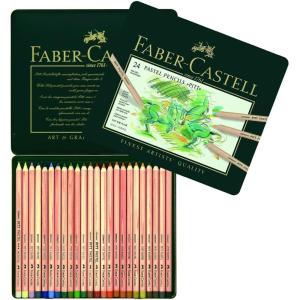 imagePitt Pastel Pencils In A Metal Tin 24Pkg