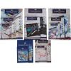 imageFaberCastell Creative Studio Mixed Media Pad A4 Spiral Bound Paper Black 250 GSM 30 Sheets All Media Acrylic Watercolour Paint Pencils Pastel Charcoal Graphite Art Craft Home SchoolCreative Mixed Media Pad Black