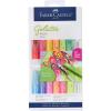 imageFaberCastell Gelatos Brights 12 Watercolor Gel Crayons and Watercolor Supplies Versatile Art Pigment Crayons for Adults Gel Sticks for Mixed Media Journaling Supplies for Artists ampamp HobbyistsBrights