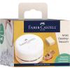 imageFaberCastell Mini Desk Vacuum Battery Operated and Portable with Desktop Vacuum Nozzle White  Cool Desk Gadgets Office Essentials and Artist Gifts for Home School Office or Art Studio