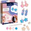imageFaberCastell Painted Wood Earring Making Kit  Create 3 Wood Earrings Birthday Gifts for Women and Crafts for Adults Jewelry Making Craft Supplies Teen Girl Gifts Craft Kits for Adults