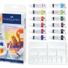 imageFaberCastell Watercolor Paint Set  12 Liquid Watercolors Paint Tubes 9ml and Mixing Palette  Watercolor Art Supplies for Beginners and Hobby Artists1 Count Pack of 12