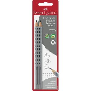 imageFaberCastell Grip Graphite Pencils with Erasers  No 25 8mm Drawing Pencils for Kids Sketch Pencils Art Pencils for Drawing and Shading 12 Count12 mm