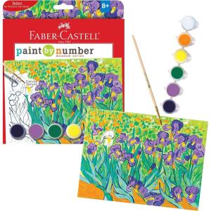 imageFaberCastell Paint by Number Museum Series  Vincent Van Gogh The Starry Night  Paint by Numbers for Adult Beginners ampamp Young Artists Packaging May VaryIrises
