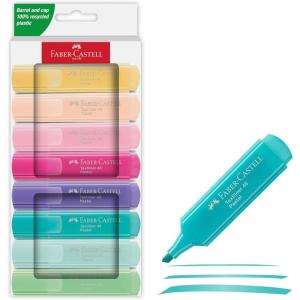 imageFaberCastell Pastel Highlighters Set  8 Chisel Tip Highlighters  Aesthetic School Supplies and Bible Highlighters No Bleed Highlighters Pen Journaling Supplies in Pastel ColorsPastel