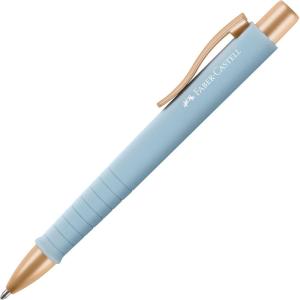 imageFaberCastell Poly Ball Urban Ballpoint Pen Sky Blue Journaling Pens Box of 5  Blue Ink Ballpoint Pens for Smooth Writing Retractable Writing Pens with Comfort Grip Fancy Pens for Men and Women