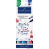 imageFaberCastell Goldfaber Aqua Dual Marker Jungle 164517 with Brush Tip and Fineliner Tip Pack of 6Sea