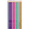 imageFaberCastell Sparkle Colour Pencils  Tin of 12Unicorn