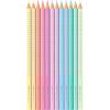 imageFaberCastell Colouring Pencils Sparkle Pastel Pack of 12 Metal Case tin of 12Colouring pencils set sparkle pastel