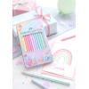 imageFaberCastell Colouring Pencils Sparkle Pastel Pack of 12 Metal Case tin of 12Colouring pencils set sparkle pastel