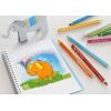 imageFaberCastell 116524 Triangular Jumbo Coloured Pencils Pack of 24
