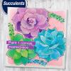 imageFaberCastell Paint by Number Watercolor Bold Floral  Adult Paint by Number Kit on Canvas  DIY Flower PaintingSucculents