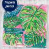 imageFaberCastell Paint by Number Watercolor Bold Floral  Adult Paint by Number Kit on Canvas  DIY Flower PaintingTropical