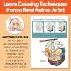 imageFaberCastell Anime Drawing Kit Shojo Edition  StepbyStep Instruction Book with 20 Practice Pages Color Pencil Set amp Drawing Supplies for Kids Easter Basket Stuffers 1 BookJapanese Adventures Edition