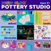 imageFaberCastell Neon Glow Pottery Studio Create Your Own Pottery Designs with USBPowered Pottery Wheel Air Dry Clay Neon amp Glow in The Dark Paints Tools amp 50 Craft Supplies for Kids Ages 8Deluxe Starter Bundle