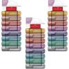 imageFaberCastell 254678 Highlighter Set 46 8 Case Metallic Colours with Durable Chisel Tip Line Width 15 mm Refillable 3