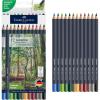 imageFaberCastell Goldfaber Colored Pencils Landscape Colored Pencils with Smooth Laydown Rich Pigments BreakResistant Cores Perfect for Nature Drawing Outdoor Sketching amp Adult Coloring 12 Count