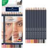 imageFaberCastell Goldfaber Colored Pencils Skin Tone Colored Pencils with Smooth Laydown Rich Pigment BreakResistant Cores Great for Portraits Sketching amp Adult Coloring 12 Count