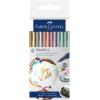imageFaberCastell Creative Studio Metallics Marker Heart Of GoldNothing Else Metals For Art Craft Drawing Sketching Home School University ColouringMetallic