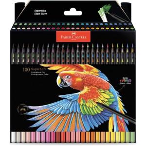 imageFaberCastell Ecolpis Supersoft Colored Pencils 210700 100 Colors