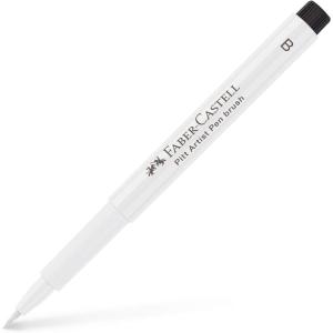 imageFaberCastell Pitt Artist Brush Pen White India Ink  Brush Nib Artist MarkerWhite